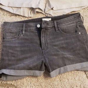 H&M Dark Grey Jean Shorts